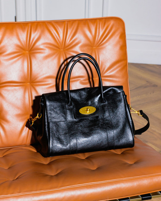Сумка тоут B322/black из натуральной кожи Сумка тоут B322/black из натуральной кожи