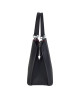 Сумка тоут 5006/black/red из натуральной кожи Сумка тоут 5006/black/red из натуральной кожи