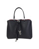 Сумка тоут 5006/black/red из натуральной кожи Сумка тоут 5006/black/red из натуральной кожи