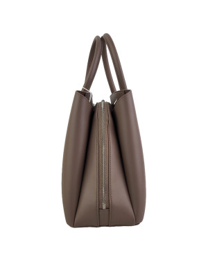 Сумка тоут TH-882/beige из натуральной гладкой кожи