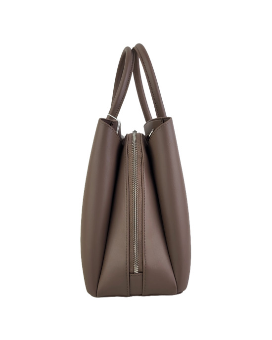 Сумка тоут TH-882/beige из натуральной гладкой кожи Сумка тоут TH-882/beige из натуральной гладкой кожи