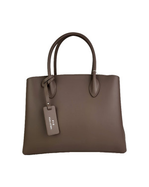 Сумка тоут TH-882/beige из натуральной гладкой кожи