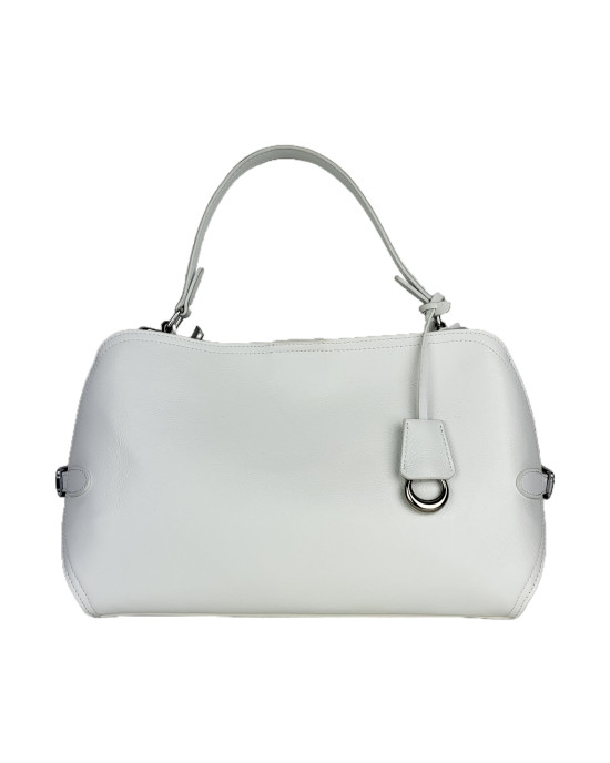 Сумка тоут 6632/white из натуральной кожи Сумка тоут 6632/white из натуральной кожи