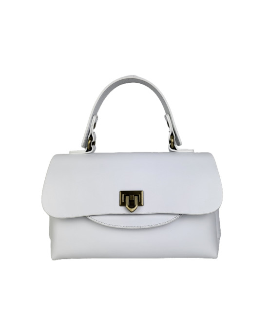 Сумка сэтчел 7150/white из натуральной кожи Сумка сэтчел 7150/white из натуральной кожи
