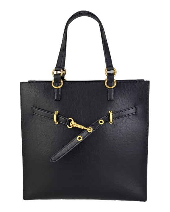 Сумка тоут TH-1392/black из натуральной кожи Сумка тоут TH-1392/black из натуральной кожи