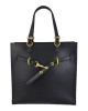 Сумка тоут TH-1392/black из натуральной кожи Сумка тоут TH-1392/black из натуральной кожи