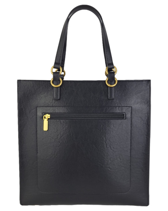 Сумка тоут TH-1392/black из натуральной кожи Сумка тоут TH-1392/black из натуральной кожи
