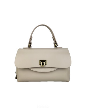 Сумка сэтчел 7150/beige из натуральной кожи