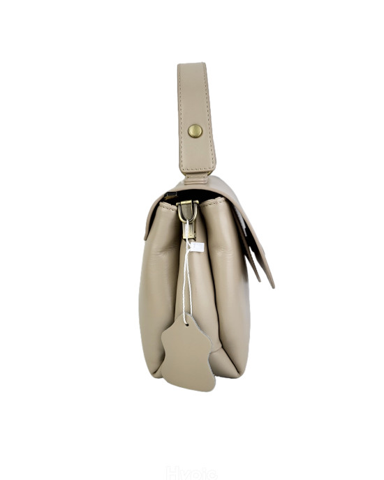 Сумка сэтчел 7150/beige из натуральной кожи Сумка сэтчел 7150/beige из натуральной кожи