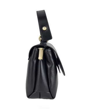 Сумка сэтчел 7150/black из натуральной кожи