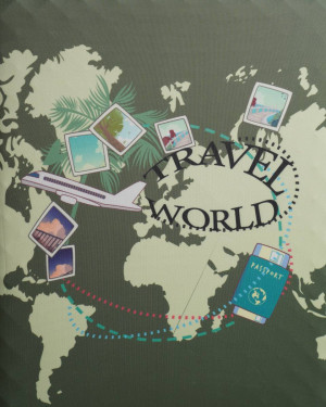 Чехол для чемодана TRAVEL03. Размеры в ассортименте