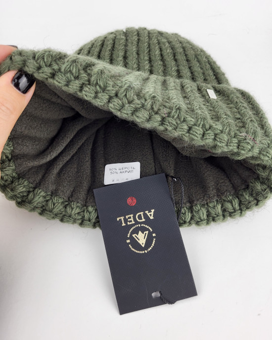 Шапка ADEL A5693/3FL/khaki Шапка ADEL A5693/3FL/khaki