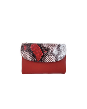 Портмоне женское из натуральной кожи 6024/red