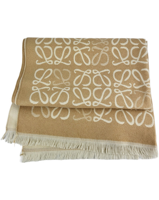 Двусторонний палантин из шерсти и кашемира 1281/beige Двусторонний палантин из шерсти и кашемира 1281/beige