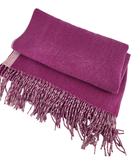 Палантин из шерсти и кашемира 1263/fucsia Палантин из шерсти и кашемира 1263/fucsia
