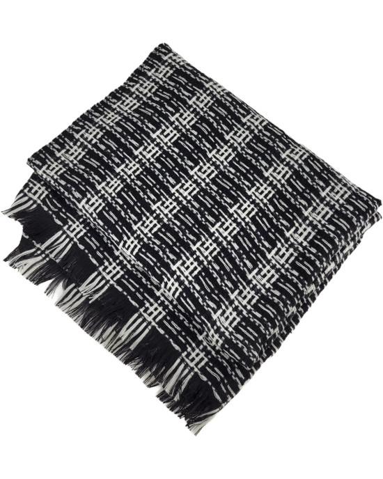 Палантин из шерсти 725215/black Палантин из шерсти 725215/black