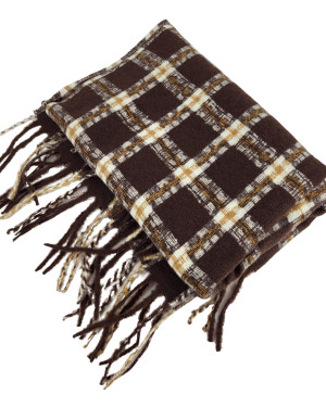 Палантин из шерсти 626215/brown
