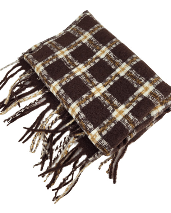 Палантин из шерсти 626215/brown Палантин из шерсти 626215/brown