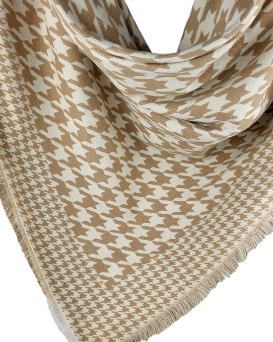 Платок из шерсти 20528/beige Платок из шерсти 20528/beige