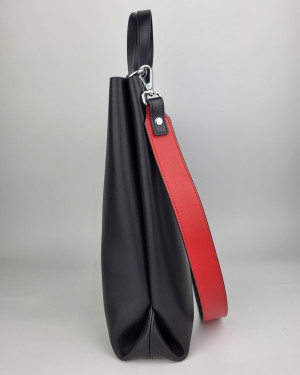 Сумка шоппер TH-9738/black из натуральной кожи