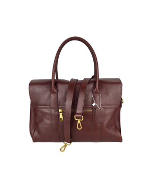 Сумка тоут B322/brown из натуральной кожи