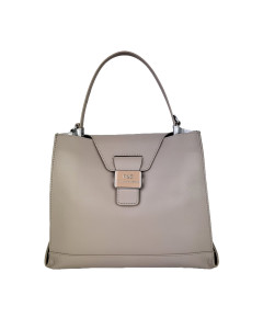 Сумка тоут Y1687/beige из натуральной кожи