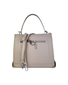Сумка тоут Y1687/beige из натуральной кожи