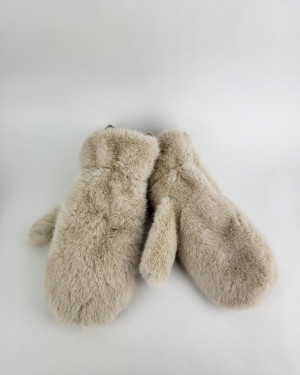 Варежки меховые 434-24/beige