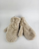 Варежки меховые 434-24/beige Варежки меховые 434-24/beige