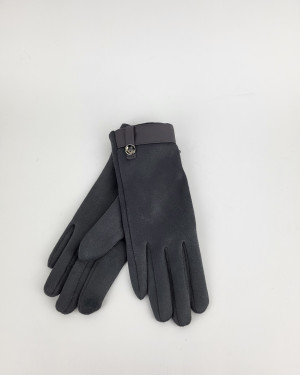 Перчатки из искусственной замши 434-99/grey