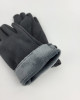 Перчатки из искусственной замши 434-99/grey Перчатки из искусственной замши 434-99/grey