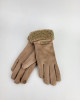Перчатки из искусственной замши 434-97/beige Перчатки из искусственной замши 434-97/beige
