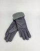 Перчатки из искусственной замши 434-97/grey Перчатки из искусственной замши 434-97/grey