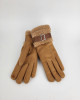 Перчатки из искусственной замши 437-86/ginger Перчатки из искусственной замши 437-86/ginger