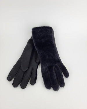 Перчатки из искусственного меха 720KA/black
