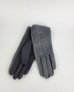 Перчатки из искусственного меха 1930/grey