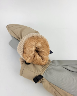 Варежки стеганые 966KA/beige