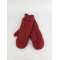 Варежки из шерсти 6601/red