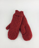 Варежки из шерсти 6601/red Варежки из шерсти 6601/red