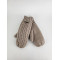 Варежки из шерсти 6601/beige