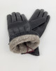 Кожаные перчатки 434-43/76/black Кожаные перчатки 434-43/76/black