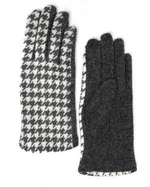 Перчатки "гусиная лапка", шерсть, FABRETTI JRF1-9
